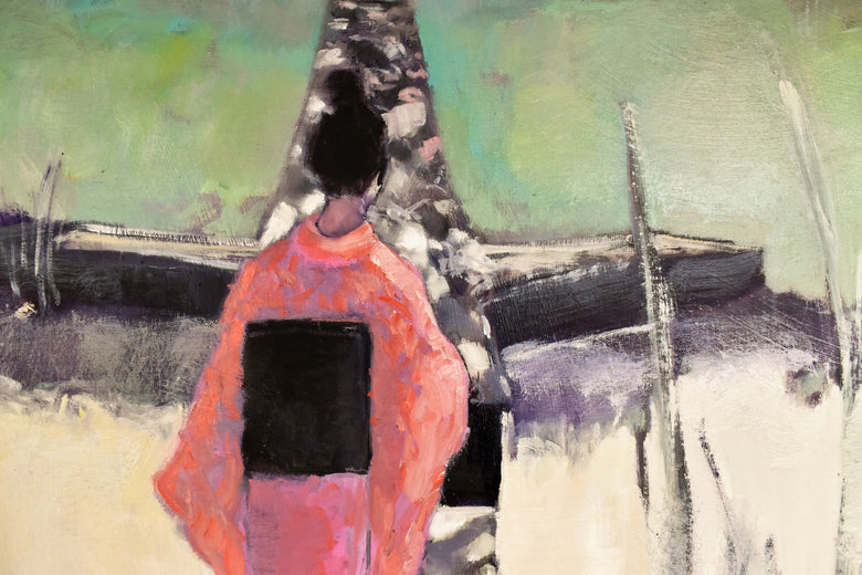 Geisha Walkway by Mary Pratt |   Closeup View of Artwork 