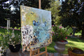 Original art for sale at UGallery.com | I've Got You by Mary Pratt | $2,100 | oil painting | 36' h x 36' w | thumbnail 2