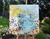Original art for sale at UGallery.com | I've Got You by Mary Pratt | $2,100 | oil painting | 36' h x 36' w | thumbnail 4