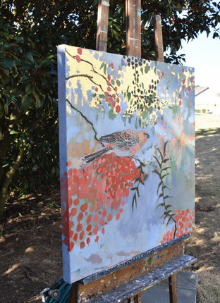 Original art for sale at UGallery.com | Lofty Perch by Mary Pratt | $2,300 | oil painting | 30' h x 30' w | photo 2