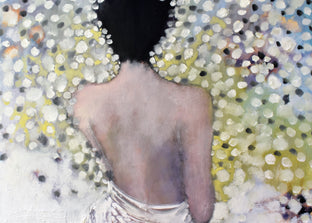 Original art for sale at UGallery.com | One Must Shimmer by Mary Pratt | $2,700 | oil painting | 48' h x 24' w | photo 4
