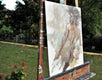 Original art for sale at UGallery.com | Reclining by Mary Pratt | $450 | oil painting | 20' h x 16' w | thumbnail 2