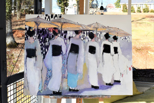 Sashaying Geishas by Mary Pratt |  Context View of Artwork 