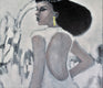 Original art for sale at UGallery.com | The Queen Of Everything by Mary Pratt | $2,700 | oil painting | 48' h x 24' w | thumbnail 4