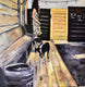 Original art for sale at UGallery.com | The Yellow Door by Mary Pratt | $2,075 | oil painting | 30' h x 30' w | thumbnail 3