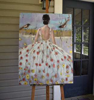 Original art for sale at UGallery.com | Toward by Mary Pratt | $2,300 | oil painting | 40' h x 30' w | photo 3