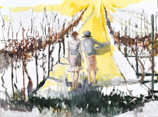 Original art for sale at UGallery.com | When Yellow Makes Sense by Mary Pratt | $2,475 | oil painting | 30' h x 40' w | photo 1
