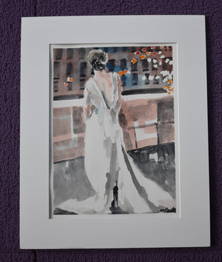 Original art for sale at UGallery.com | Floating by Mary Pratt | $425 | watercolor painting | 12' h x 9' w | photo 3