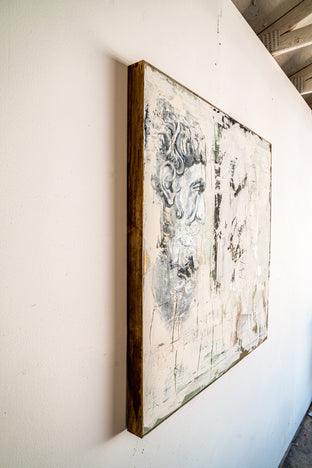 Original art for sale at UGallery.com | Old Man #2 by Matson Ambroise | $1,800 | oil painting | 36' h x 36' w | photo 2