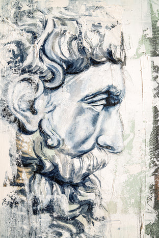 Original art for sale at UGallery.com | Old Man #2 by Matson Ambroise | $1,800 | oil painting | 36' h x 36' w | photo 4