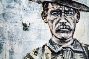 Original art for sale at UGallery.com | Rough by Matson Ambroise | $5,200 | oil painting | 78' h x 46' w | photo 4
