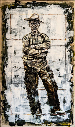 Original art for sale at UGallery.com | Rough by Matson Ambroise | $5,200 | oil painting | 78' h x 46' w | photo 1