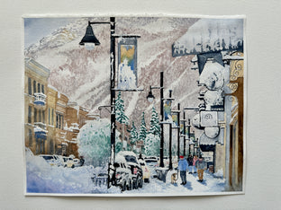 After the Snowfall by Maurice Dionne |  Side View of Artwork 