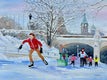 Original art for sale at UGallery.com | Beavertails? by Maurice Dionne | $550 | watercolor painting | 13' h x 17' w | thumbnail 1