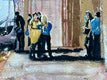 Original art for sale at UGallery.com | Commute by Maurice Dionne | $375 | watercolor painting | 9' h x 13' w | thumbnail 4