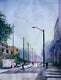 Original art for sale at UGallery.com | Going Home by Maurice Dionne | $550 | watercolor painting | 17.25' h x 13.25' w | thumbnail 1