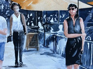 Original art for sale at UGallery.com | Lunch on Sparks by Maurice Dionne | $800 | watercolor painting | 22.25' h x 17' w | photo 3