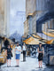 Original art for sale at UGallery.com | Lunch on Sparks by Maurice Dionne | $800 | watercolor painting | 22.25' h x 17' w | thumbnail 1