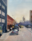 Original art for sale at UGallery.com | Moment in Time by Maurice Dionne | $475 | watercolor painting | 15' h x 12' w | thumbnail 1