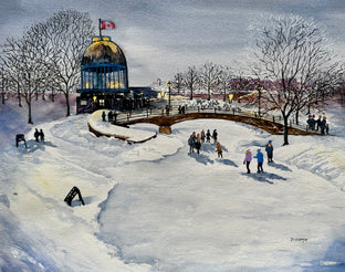 Night Skating by Maurice Dionne |  Artwork Main Image 