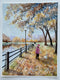Original art for sale at UGallery.com | Spot by Maurice Dionne | $475 | watercolor painting | 15' h x 11' w | thumbnail 2