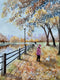 Original art for sale at UGallery.com | Spot by Maurice Dionne | $475 | watercolor painting | 15' h x 11' w | thumbnail 1