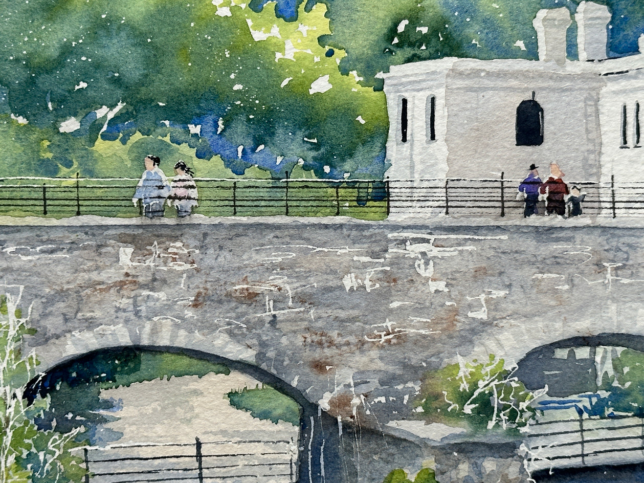 The Pumphouse by Maurice Dionne |  Closeup View of Artwork 