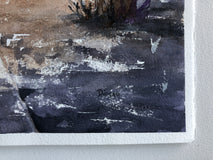 Original art for sale at UGallery.com | Waiting by Maurice Dionne | $800 | watercolor painting | 17.5' h x 22' w | thumbnail 3