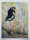 Original art for sale at UGallery.com | Whip by Maurice Dionne | $475 | watercolor painting | 15' h x 11' w | thumbnail 2