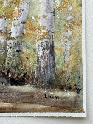 Original art for sale at UGallery.com | Whip by Maurice Dionne | $475 | watercolor painting | 15' h x 11' w | photo 3