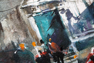 Architecture and City Life by Maximilian Damico |   Closeup View of Artwork 