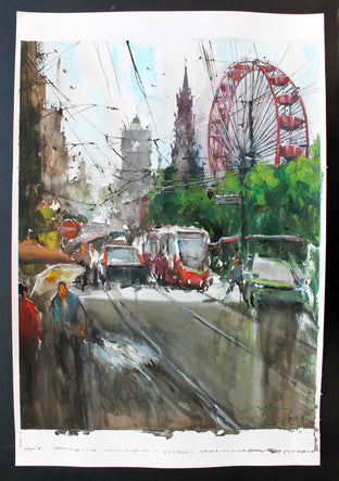 Edinburgh Princes Street by Maximilian Damico |  Context View of Artwork 