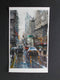 Original art for sale at UGallery.com | Fifth Avenue by Maximilian Damico | $550 | watercolor painting | 15' h x 10' w | thumbnail 3