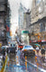 Original art for sale at UGallery.com | Fifth Avenue by Maximilian Damico | $550 | watercolor painting | 15' h x 10' w | thumbnail 1