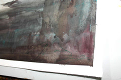 Original art for sale at UGallery.com | Fluid Piazza Navona by Maximilian Damico | $1,200 | watercolor painting | 36' h x 24.5' w | thumbnail 4