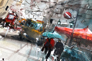 Napoli Streets and People by Maximilian Damico |   Closeup View of Artwork 