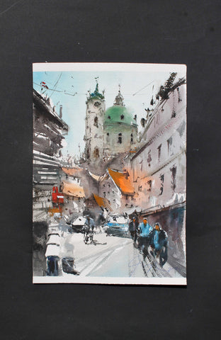 Prague Green Dome by Maximilian Damico |  Context View of Artwork 