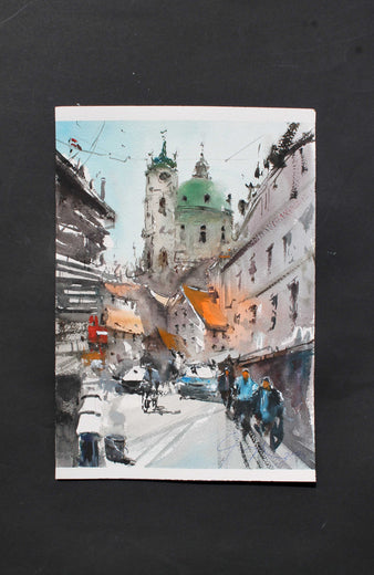 Prague Green Dome by Maximilian Damico |  Context View of Artwork 