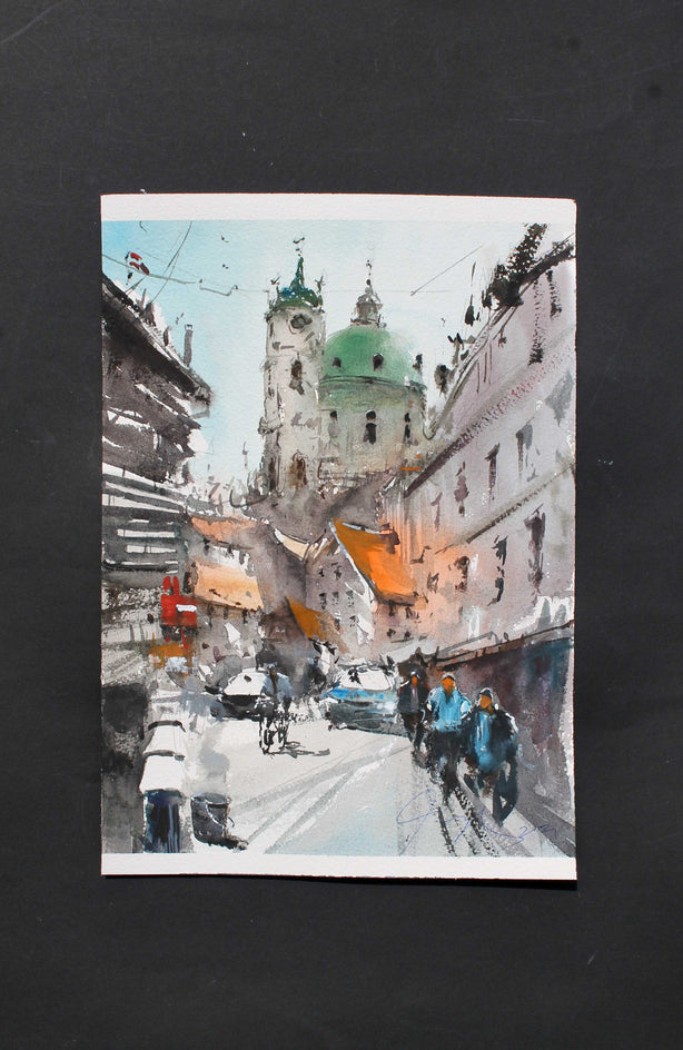 Prague Green Dome by Maximilian Damico |  Context View of Artwork 