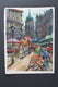 Original art for sale at UGallery.com | Prague Street Market by Maximilian Damico | $700 | watercolor painting | 15' h x 11' w | thumbnail 3