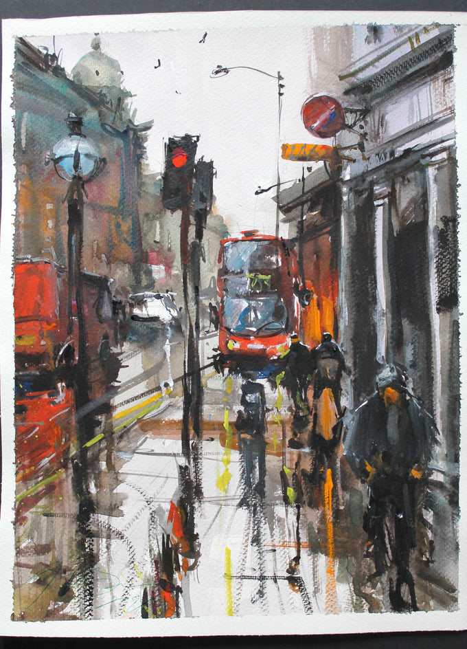 Regent Street II by Maximilian Damico |  Context View of Artwork 