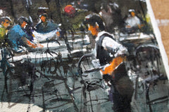 Original art for sale at UGallery.com | Sicilia Bella by Maximilian Damico | $1,000 | watercolor painting | 23.6' h x 16' w | thumbnail 4