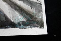 Original art for sale at UGallery.com | Spring in Paris by Maximilian Damico | $650 | watercolor painting | 11.5' h x 9' w | thumbnail 2