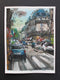 Original art for sale at UGallery.com | Spring in Paris by Maximilian Damico | $650 | watercolor painting | 11.5' h x 9' w | thumbnail 3