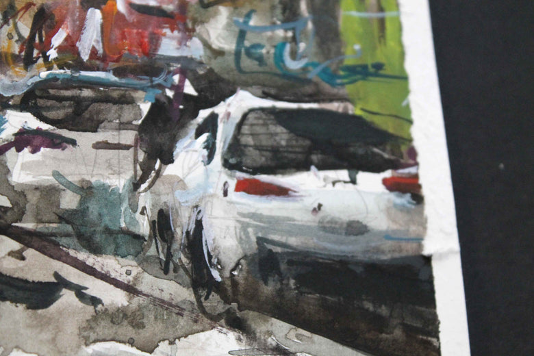 Spring in Paris by Maximilian Damico |   Closeup View of Artwork 