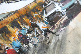 Original art for sale at UGallery.com | Wien First District by Maximilian Damico | $890 | watercolor painting | 22' h x 17' w | photo 3