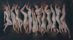 Original art for sale at UGallery.com | 12 Variations by McGarren Flack | $1,975 | oil painting | 14' h x 25' w | thumbnail 1