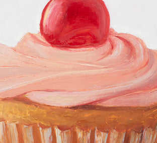 Original art for sale at UGallery.com | Cherry on Top by McGarren Flack | $1,100 | oil painting | 24' h x 24' w | photo 4