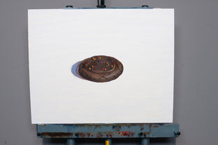 Original art for sale at UGallery.com | Chocolate Frosted Cookie by McGarren Flack | $700 | oil painting | 16' h x 20' w | photo 3
