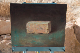 Original art for sale at UGallery.com | Firm and Flat by McGarren Flack | $550 | oil painting | 16' h x 20' w | photo 3